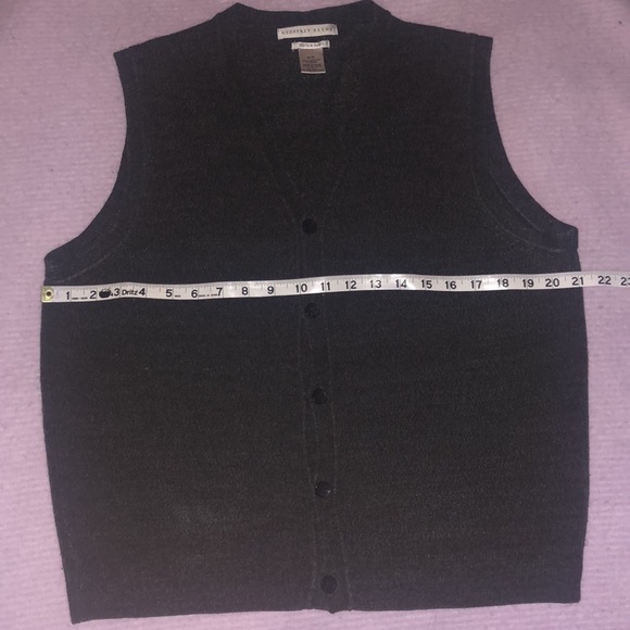 Geoffrey Beene •Super Soft Button-Up Vest - Picture 4 of 11